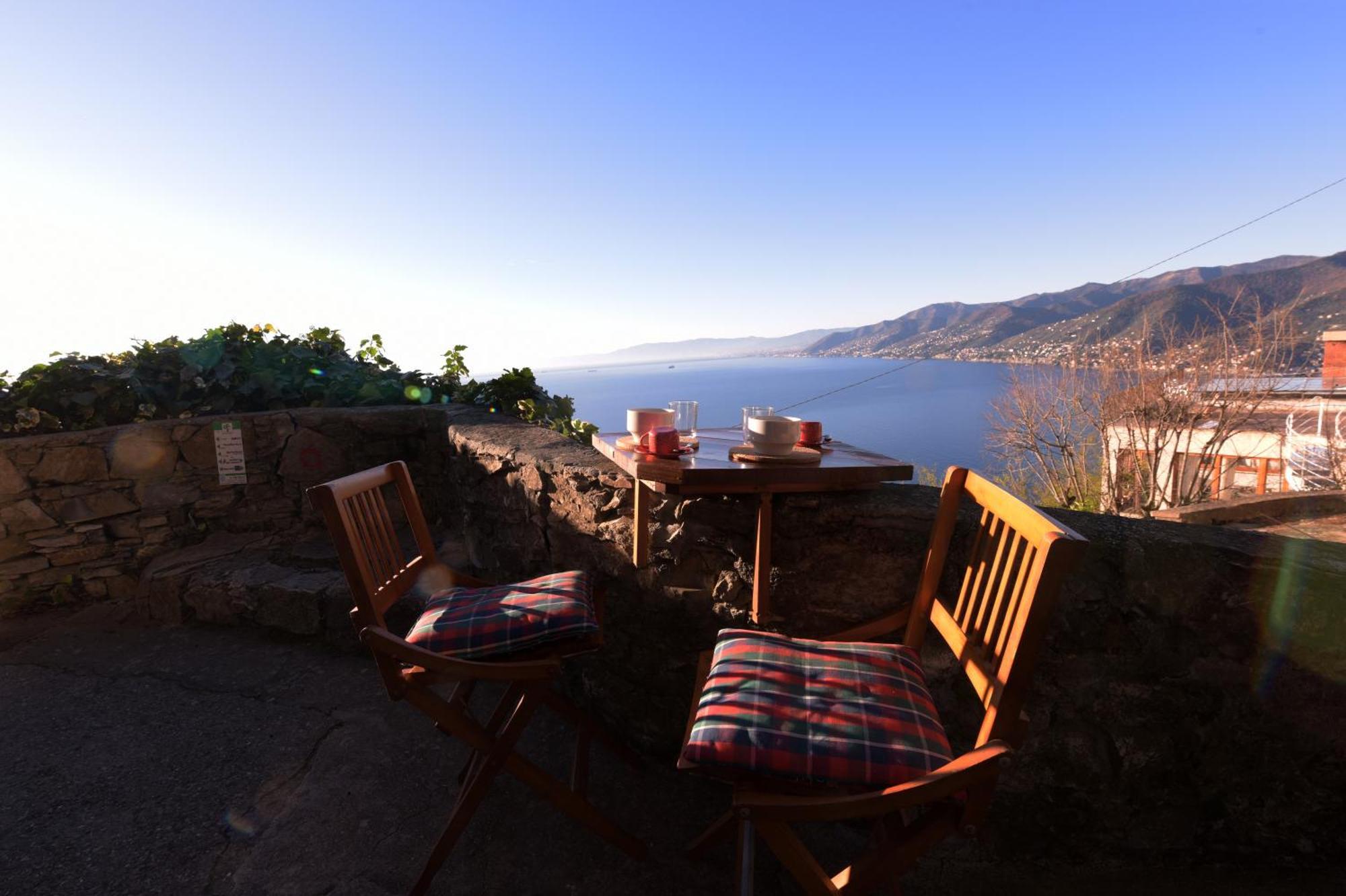 Hikers' Nest With Sea View Appartement San Rocco  Buitenkant foto